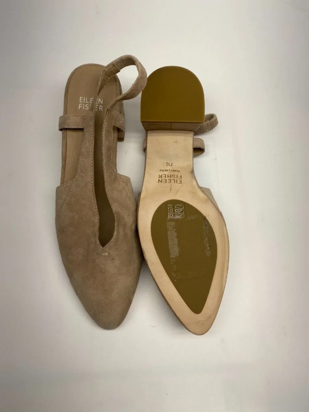 Eileen Fisher Women Gals Earth Slingback Pump Sz 7.5
